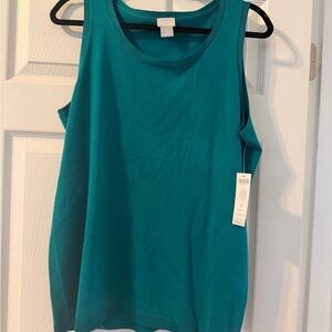 Chico's Vibrant Teal Tank Top